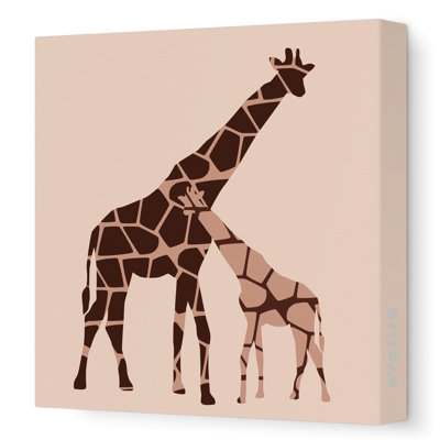 Graphic Giraffe Artwork Size: 28 x 28 image