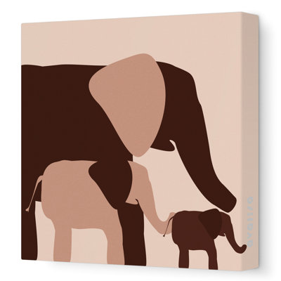 Graphic Elephant Artwork Size: 28 x 28 image