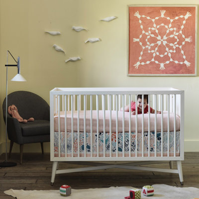 Meadow Nursery Bedding Collection-Meadow Bumper image