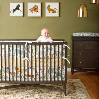 Safari Nursery Bedding Collection-Safari Bumper image