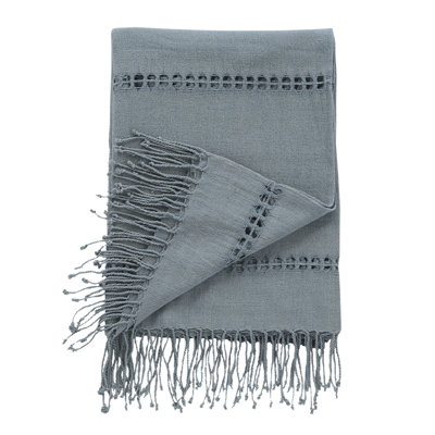 Raw Silk Mist Throw image