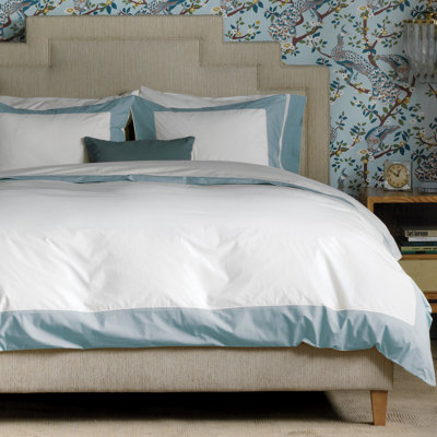 Modern Border Mist Duvet Cover image