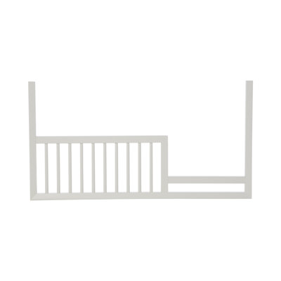 Mid-Century French White Toddler Rail image
