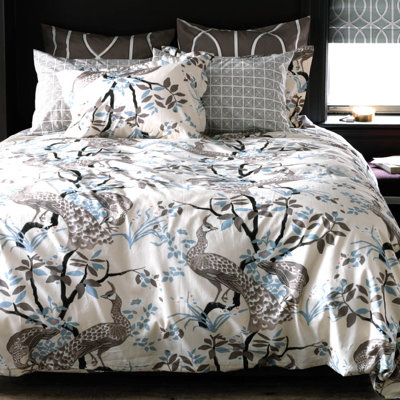 Peacock Dove Duvet Cover image