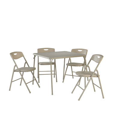 5 Piece Dinning Set Finish Antique Linen