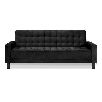 Serta Futons SC-MCK-S3M25-BK Manhattan Sleeper Sofa