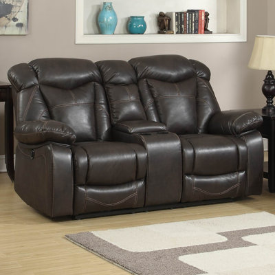 Otto Loveseat JYQ1483 AC Pacific Otto Leather Reclining Loveseat
