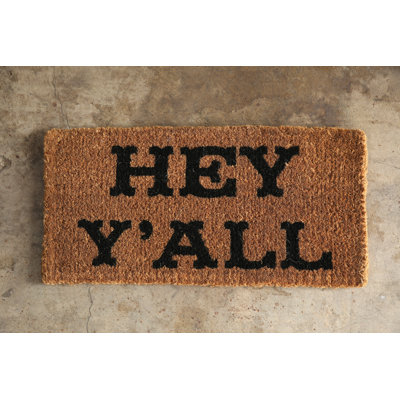 Laurel Foundry Modern Farmhouse Lissie Hey Yall Doormat