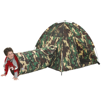 Pacific Play Tents Command HQ Play Tent and Tunnel Combination 30415