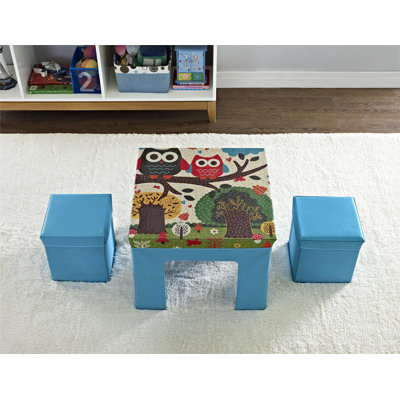 Altra Cosco Kids 3 Piece Square Table and Chair Set 5830296PCOM