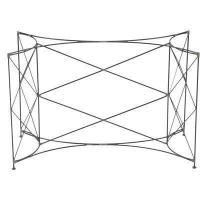 Zen Origami Dining Table Finish Rubbed Gray