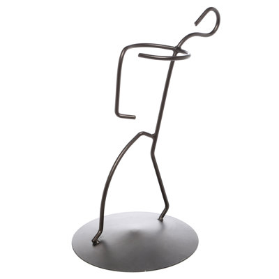 Borracho 1 Bottle Tabletop Wine Rack Finish: Meteor