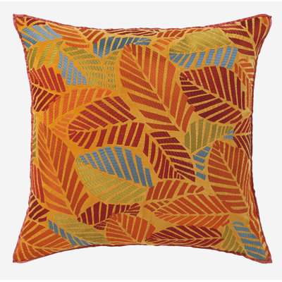 Elm Leaves Velvet Pillow
