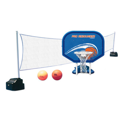 Poolmaster Poolside Basketball / Volleyball Combo 72775