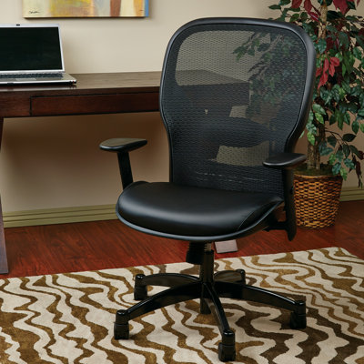 SPACE High-Back Mesh Desk Chair Upholstery: Eco Leather SPACE High-Back Mesh Desk Chair Upholstery: Eco Leather
