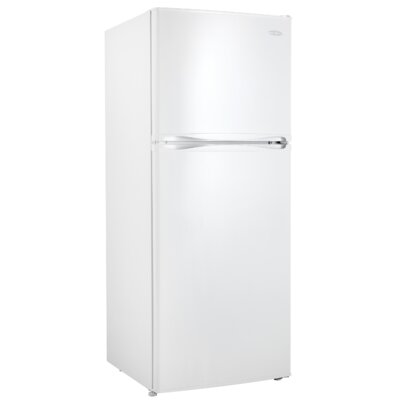 10 cu.ft Top Freezer Refrigerator Finish: White image