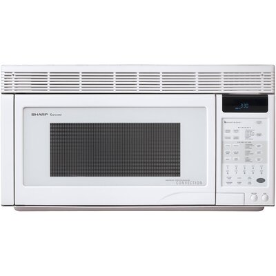1.1 Cu. Ft. 850W Over-the-Range Convection Microwave Color: White image