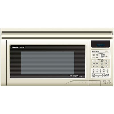1.1 Cu. Ft. 850W Over-the-Range Convection Microwave Color: Bisque image