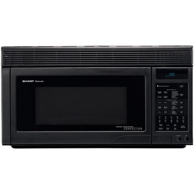 1.1 Cu. Ft. 850W Over-the-Range Convection Microwave Color: Black image