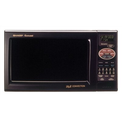 0.9 Cu. Ft. 900W Grill 2 Countertop Convection Microwave Color: Dark Gray image