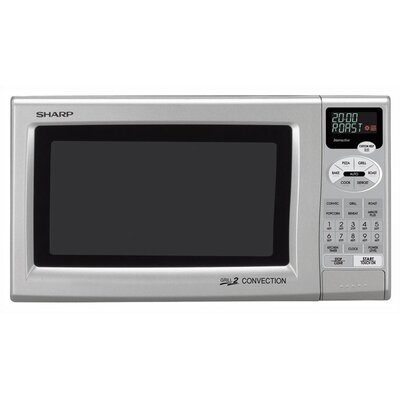 0.9 Cu. Ft. 900W Grill 2 Countertop Convection Microwave Color: Silver image