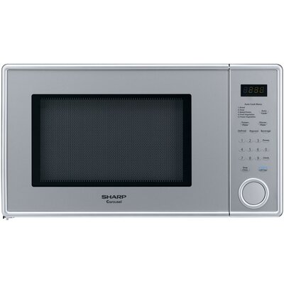 1.1 Cu. Ft. 1000W Countertop Microwave Color: Pearl Silver image