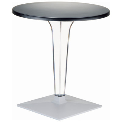 Ice Werzalit Dining Table Finish Black Table Size 24 