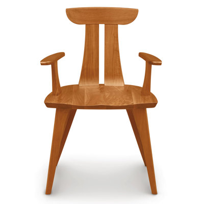 Estelle Arm Chair Finish: Saddle Cherry