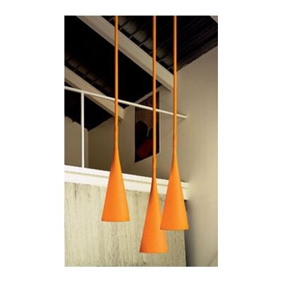 Uto Floor/ Pendant Light Shade Color: Orange