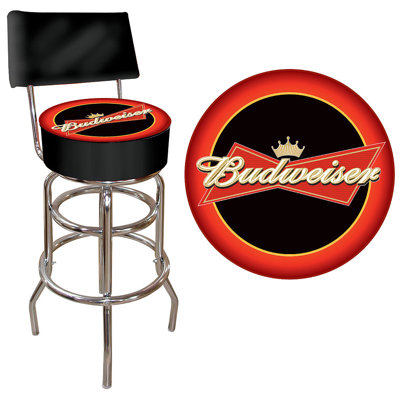 Budweiser 31 inch Swivel Bar Stool