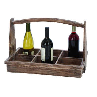6 Bottle Tabletop Wine Rack