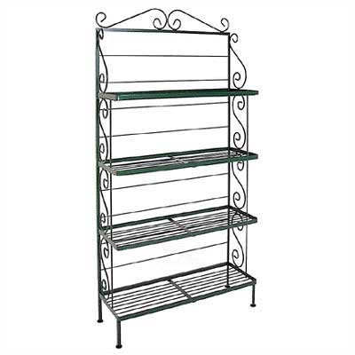 Baker's Rack Finish: Burnished Copper, Brass Tips: Without Brass Tips, Size: 30 inch W