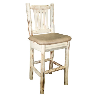 Montana 30 inch Bar Stool Upholstery: Buckskin