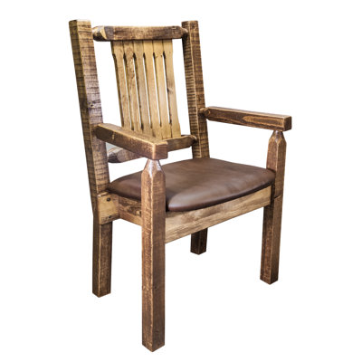 Homestead Arm Chair Upholstery: Saddle