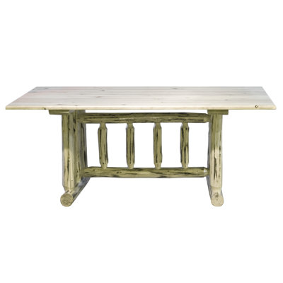 Montana Trestle Dining Table Finish: Lacquered