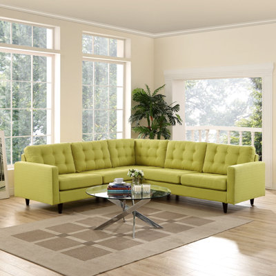 Modway WQ17417WHE Princess Sectional