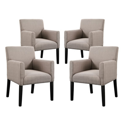 Chloe Arm Chair Upholstery: Beige