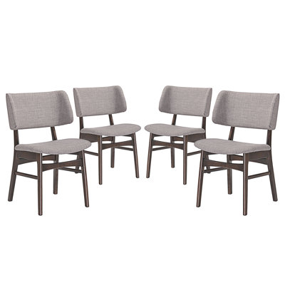 Vestige Dining Side Chair Upholstery: Gray