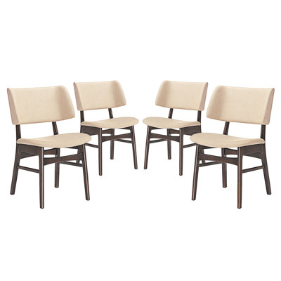 Vestige Dining Side Chair Upholstery: Beige