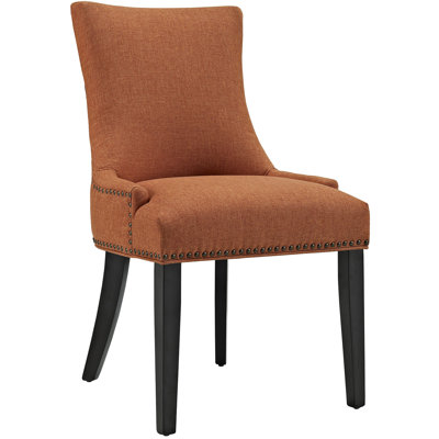 Marquis Parsons Chair Upholstery: Orange