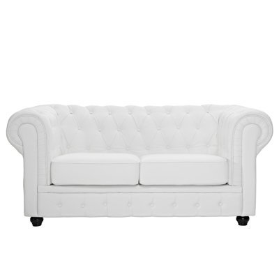 EEI-700-WHI FOW1290 Modway Chesterfield Loveseat