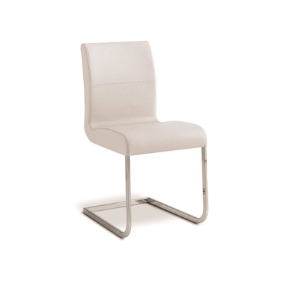 Stella Side Chair (Set of 2) Upholstery: White