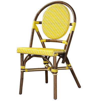 Cottage Paris Bistro Side Chair Color: Yellow