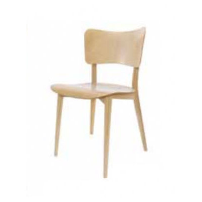 Max Bill Side Chair Finish: Natural Beech
