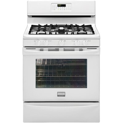 Gallery Series 5 cu. Ft. Gas Free-Standing Range Color: White image
