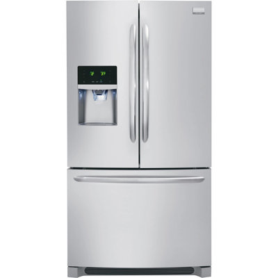 Gallery Series 28 Cu. Ft. French Door Refrigerator Color: Stainless Steel image