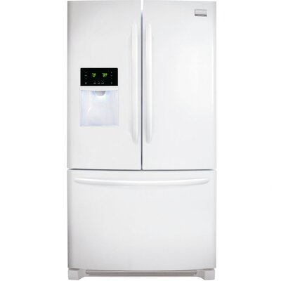 Gallery Series 28 Cu. Ft. French Door Refrigerator Color: Pearl White image