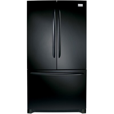 Gallery Series 27.8 Cu. Ft. French Door  Refrigerator Color: Ebony Black image