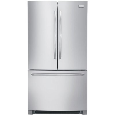 Gallery Series 27.8 Cu. Ft. French Door  Refrigerator Color: Stainless Steel image