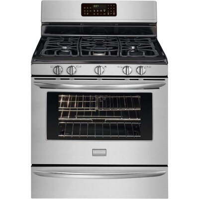 Gallery Series 5 cu. Ft. Gas Free-Standing Range Color: Stainless Steel image